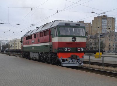 ТЭП70-0211 в Вильнюсе