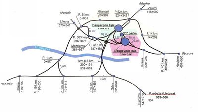 Схема Даугавпилсского узла