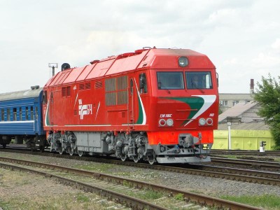 ТЭП70БС-145 с 100 поездом