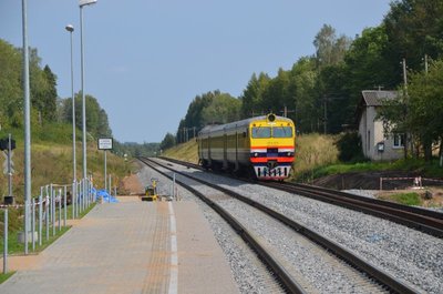 Скорый Рига - Резекне с двухчасовым опозданием