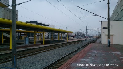 Платформа № 6, вид с платформы 17-го пути в сторону Москвы/Осипович.