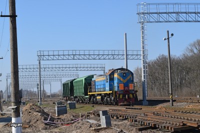 Станция Костюковка. Вид в сторону Лазурной