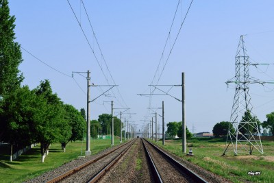 Вид в сторону Гомель-Четного