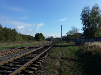 вид в сторону ст. Молодечно