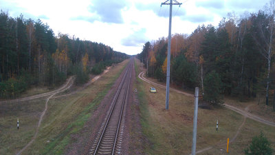 Перегон Светлогорск-Жердь.