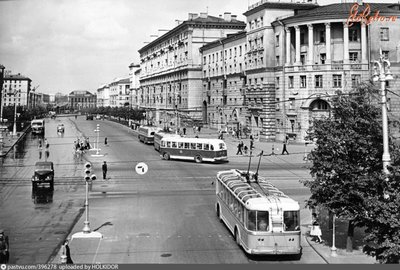 Ленiнскi праспект 1961, Белоруссия, Минск.jpg