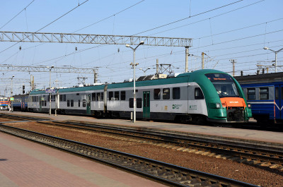ДП3-005 на маршруте Полоцк - Минск, 27 апреля 2019 года, поезд № 740.