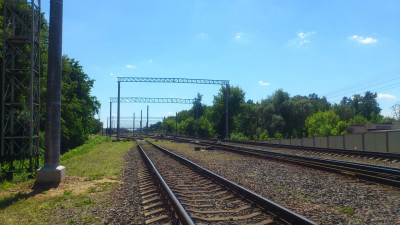 Вид в сторону станции Жлобин