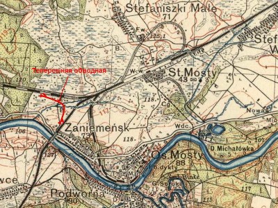 Карта Мосты 1935 г.